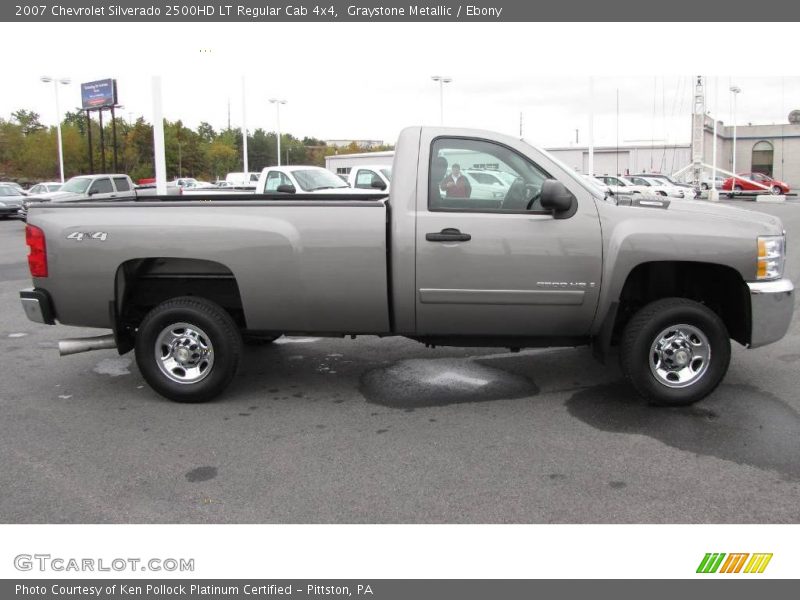 Graystone Metallic / Ebony 2007 Chevrolet Silverado 2500HD LT Regular Cab 4x4