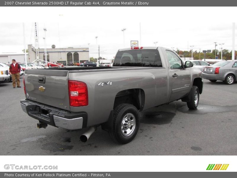 Graystone Metallic / Ebony 2007 Chevrolet Silverado 2500HD LT Regular Cab 4x4