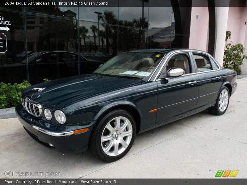 British Racing Green / Sand 2004 Jaguar XJ Vanden Plas