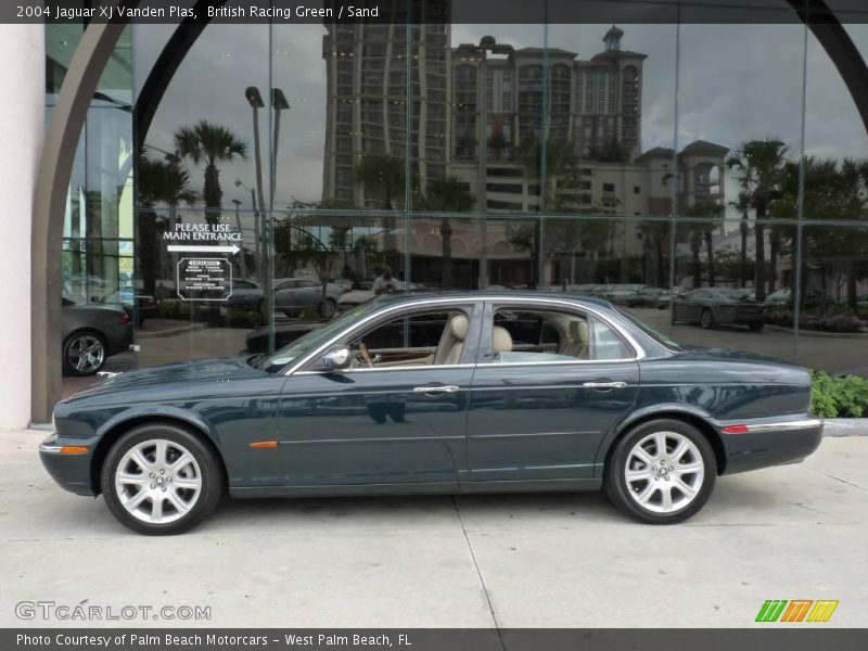 British Racing Green / Sand 2004 Jaguar XJ Vanden Plas