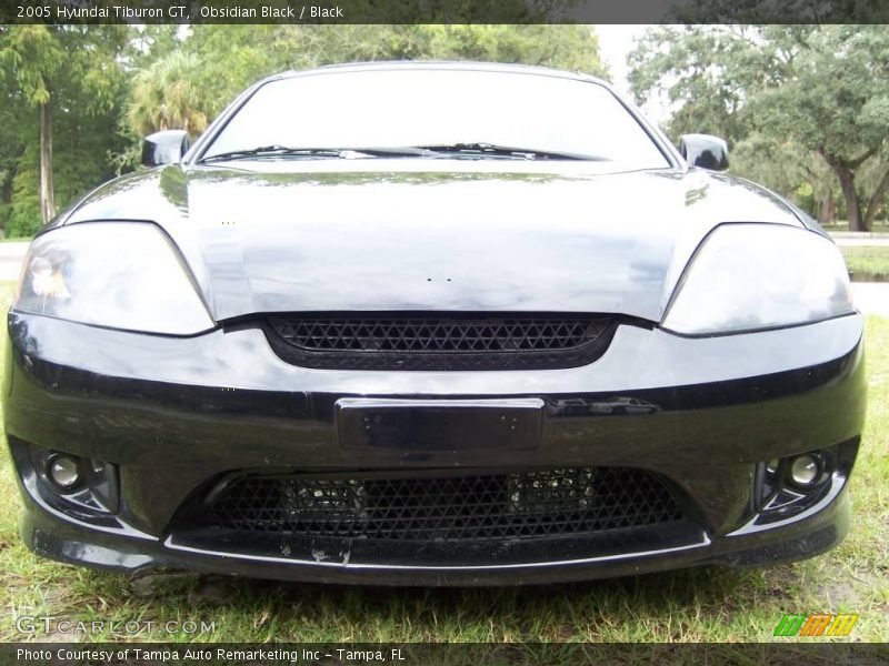 Obsidian Black / Black 2005 Hyundai Tiburon GT