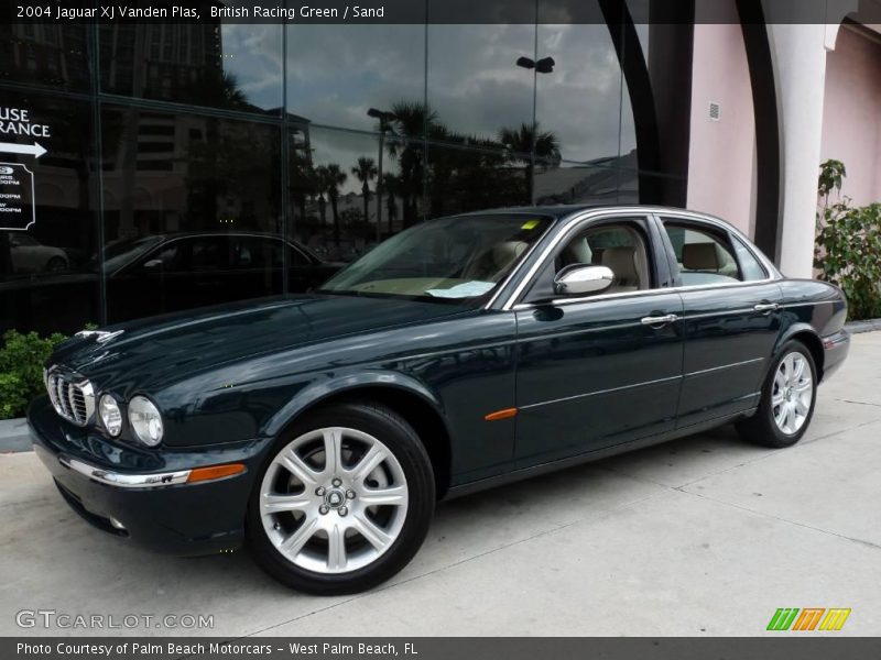 British Racing Green / Sand 2004 Jaguar XJ Vanden Plas