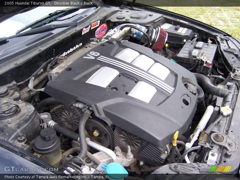 Obsidian Black / Black 2005 Hyundai Tiburon GT
