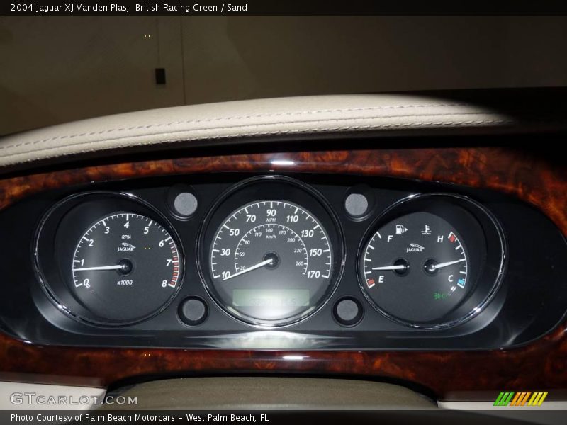 British Racing Green / Sand 2004 Jaguar XJ Vanden Plas
