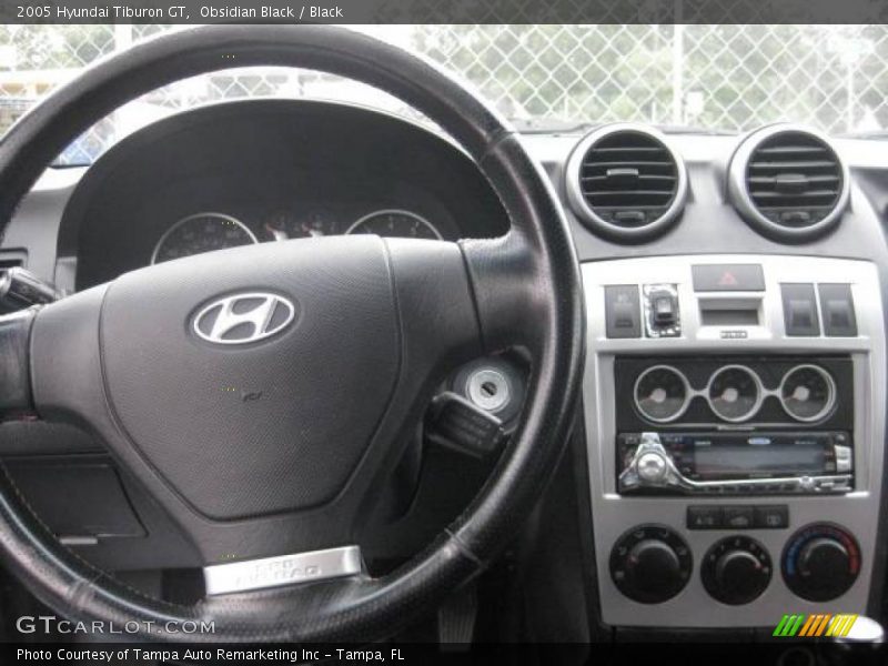Obsidian Black / Black 2005 Hyundai Tiburon GT