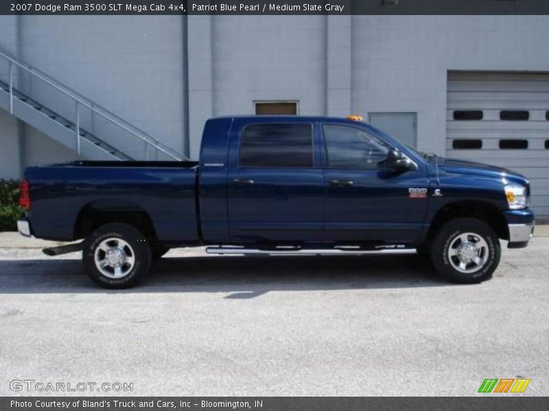 Patriot Blue Pearl / Medium Slate Gray 2007 Dodge Ram 3500 SLT Mega Cab 4x4