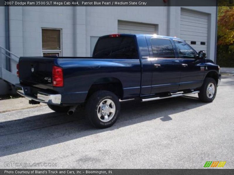 Patriot Blue Pearl / Medium Slate Gray 2007 Dodge Ram 3500 SLT Mega Cab 4x4