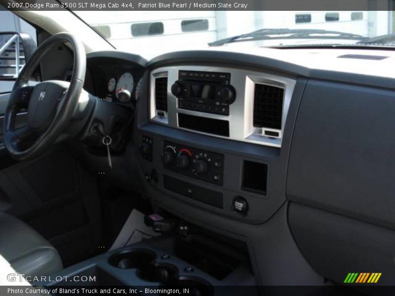 Patriot Blue Pearl / Medium Slate Gray 2007 Dodge Ram 3500 SLT Mega Cab 4x4