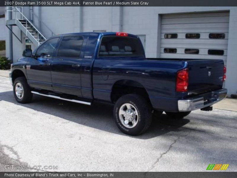 Patriot Blue Pearl / Medium Slate Gray 2007 Dodge Ram 3500 SLT Mega Cab 4x4
