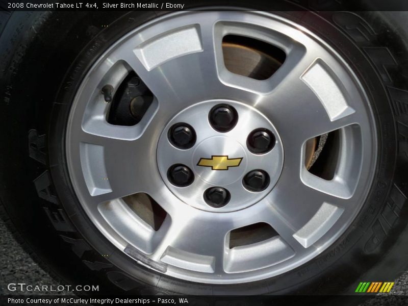 Silver Birch Metallic / Ebony 2008 Chevrolet Tahoe LT 4x4