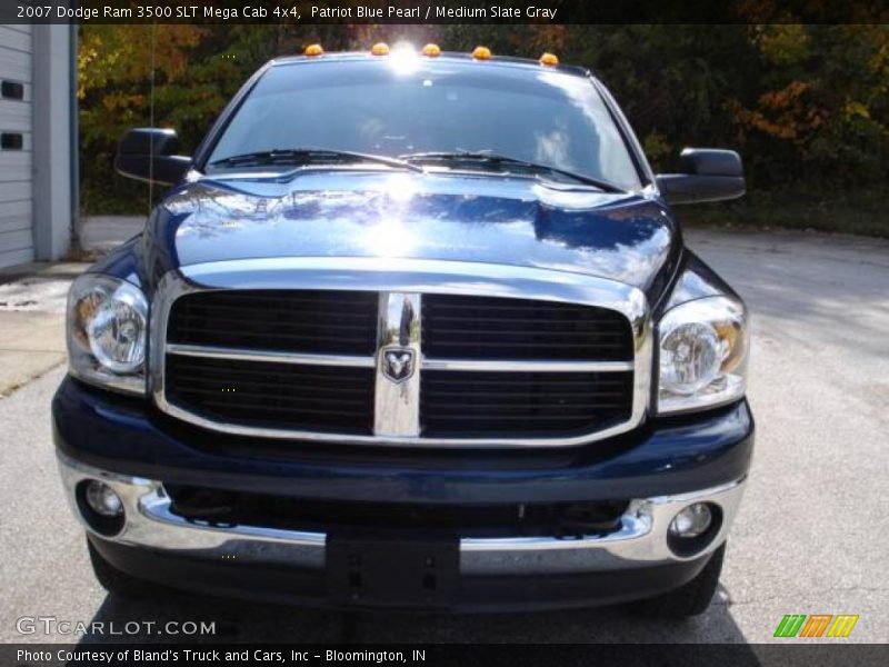 Patriot Blue Pearl / Medium Slate Gray 2007 Dodge Ram 3500 SLT Mega Cab 4x4