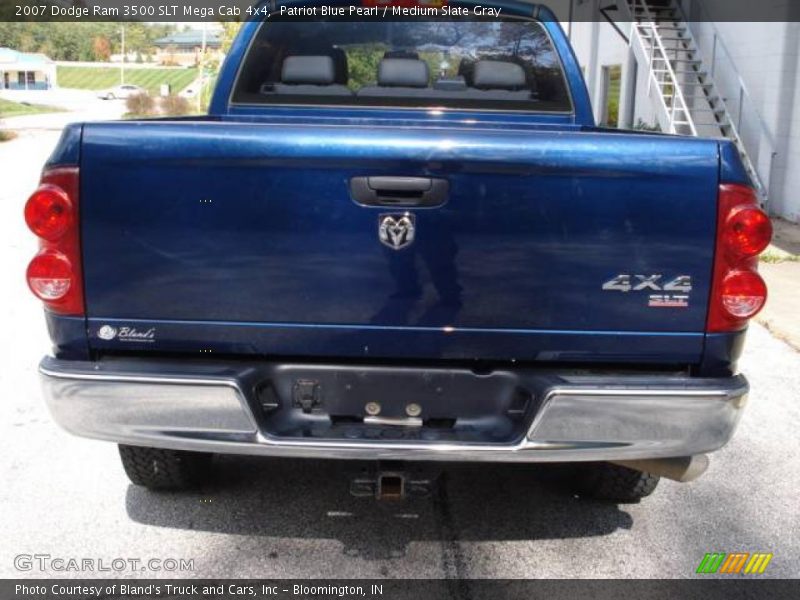 Patriot Blue Pearl / Medium Slate Gray 2007 Dodge Ram 3500 SLT Mega Cab 4x4