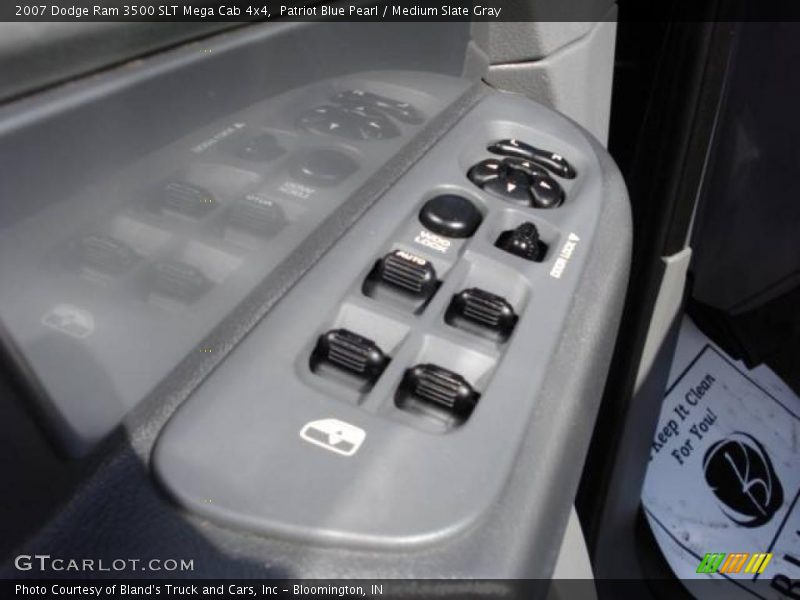 Patriot Blue Pearl / Medium Slate Gray 2007 Dodge Ram 3500 SLT Mega Cab 4x4