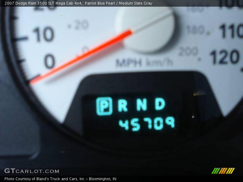 Patriot Blue Pearl / Medium Slate Gray 2007 Dodge Ram 3500 SLT Mega Cab 4x4