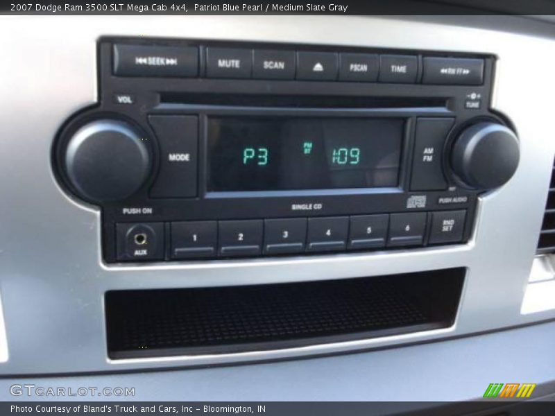 Patriot Blue Pearl / Medium Slate Gray 2007 Dodge Ram 3500 SLT Mega Cab 4x4