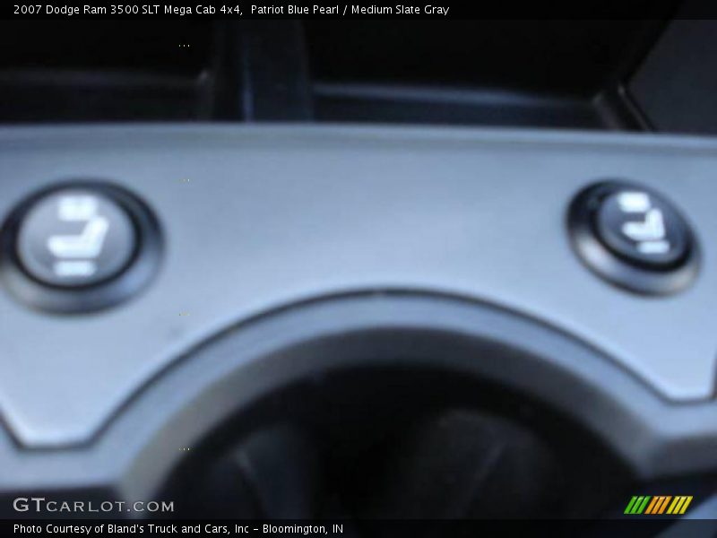 Patriot Blue Pearl / Medium Slate Gray 2007 Dodge Ram 3500 SLT Mega Cab 4x4