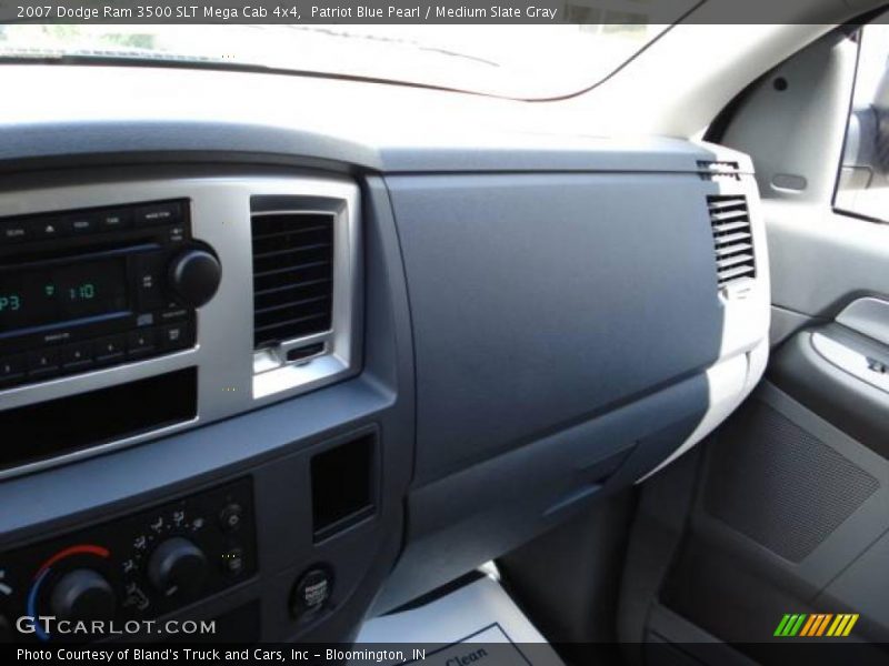 Patriot Blue Pearl / Medium Slate Gray 2007 Dodge Ram 3500 SLT Mega Cab 4x4