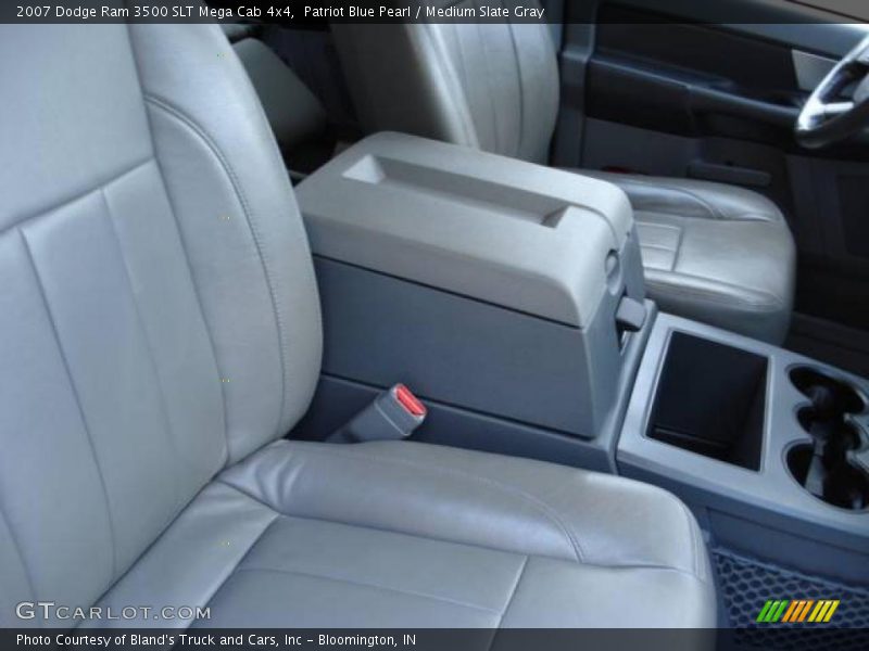 Patriot Blue Pearl / Medium Slate Gray 2007 Dodge Ram 3500 SLT Mega Cab 4x4