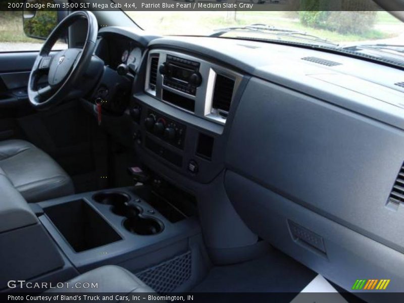 Patriot Blue Pearl / Medium Slate Gray 2007 Dodge Ram 3500 SLT Mega Cab 4x4