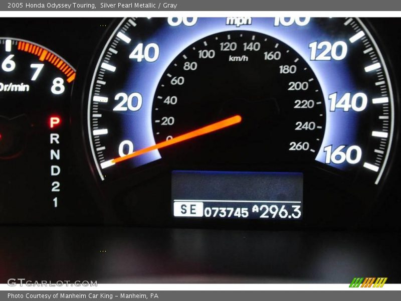 Silver Pearl Metallic / Gray 2005 Honda Odyssey Touring