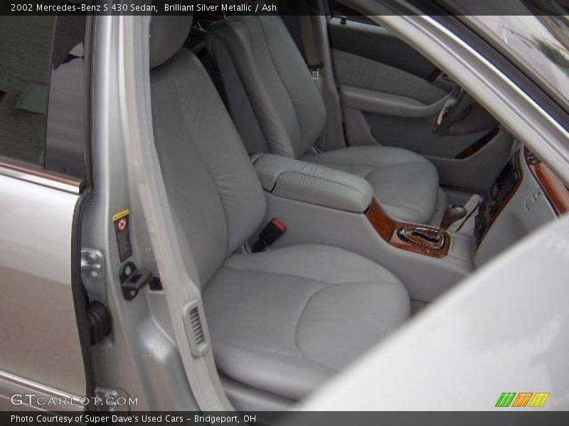 Brilliant Silver Metallic / Ash 2002 Mercedes-Benz S 430 Sedan