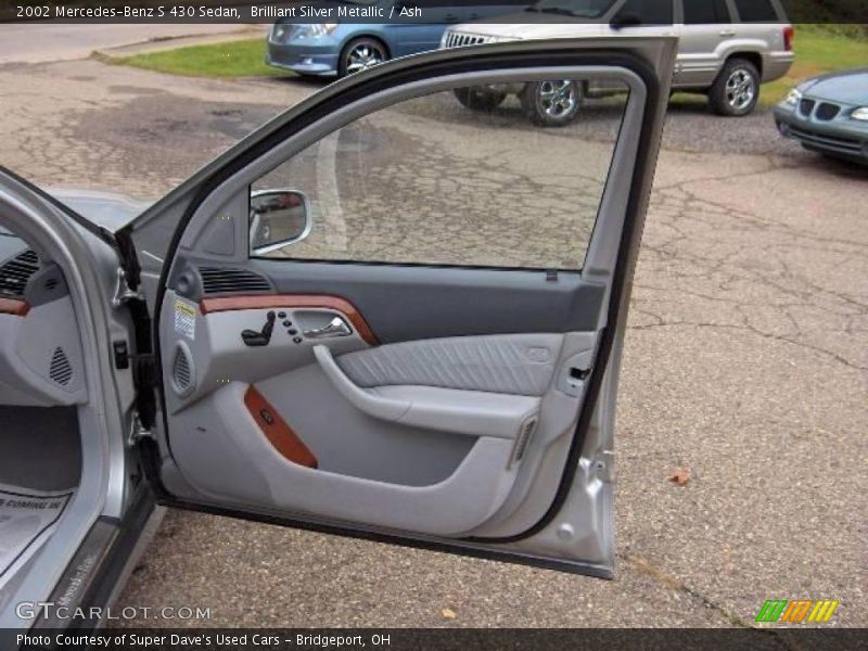 Brilliant Silver Metallic / Ash 2002 Mercedes-Benz S 430 Sedan