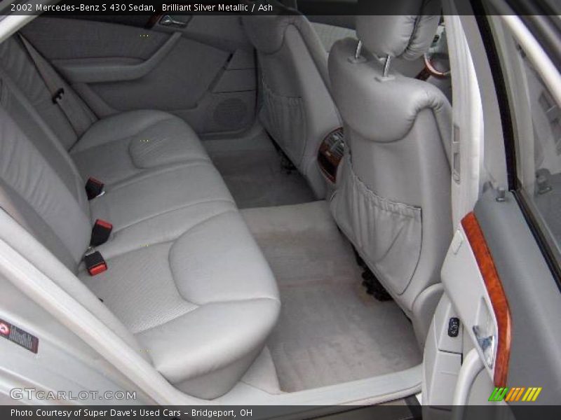 Brilliant Silver Metallic / Ash 2002 Mercedes-Benz S 430 Sedan