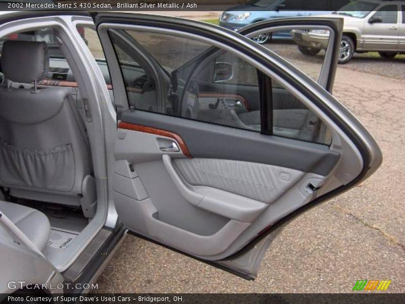 Brilliant Silver Metallic / Ash 2002 Mercedes-Benz S 430 Sedan