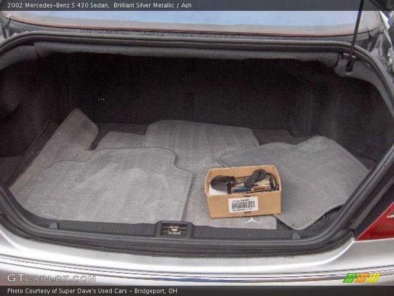 Brilliant Silver Metallic / Ash 2002 Mercedes-Benz S 430 Sedan