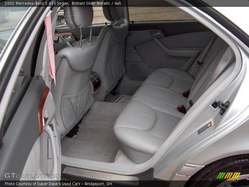 Brilliant Silver Metallic / Ash 2002 Mercedes-Benz S 430 Sedan
