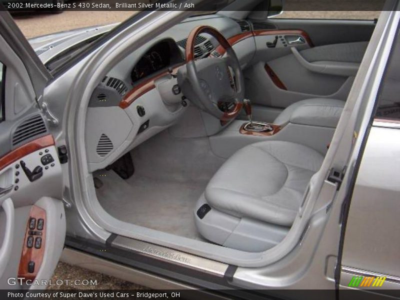 Brilliant Silver Metallic / Ash 2002 Mercedes-Benz S 430 Sedan