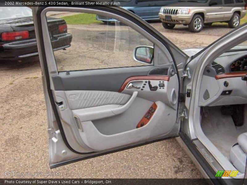 Brilliant Silver Metallic / Ash 2002 Mercedes-Benz S 430 Sedan