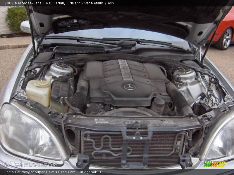Brilliant Silver Metallic / Ash 2002 Mercedes-Benz S 430 Sedan
