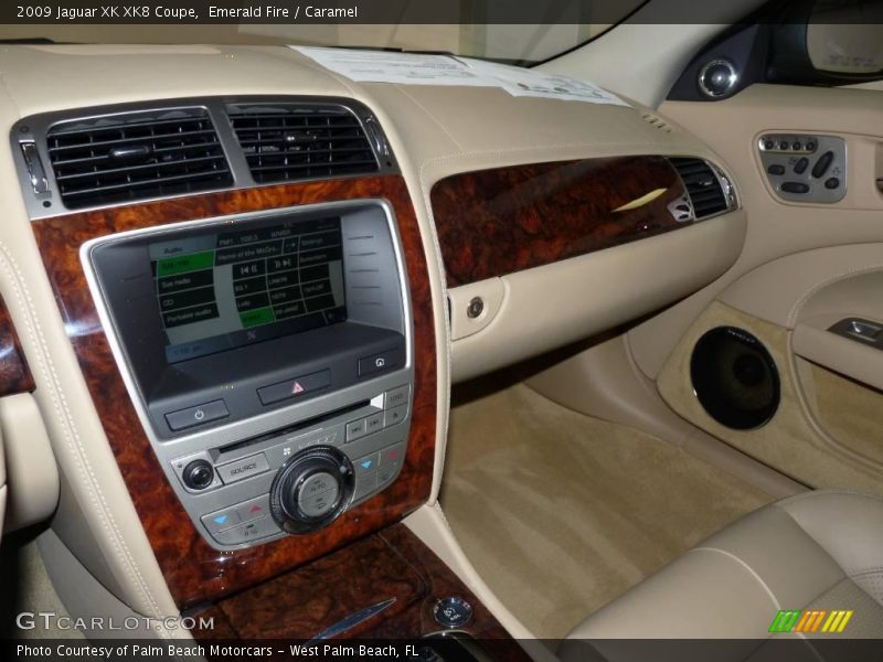 Emerald Fire / Caramel 2009 Jaguar XK XK8 Coupe