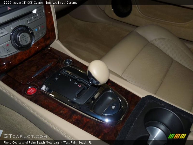 Emerald Fire / Caramel 2009 Jaguar XK XK8 Coupe