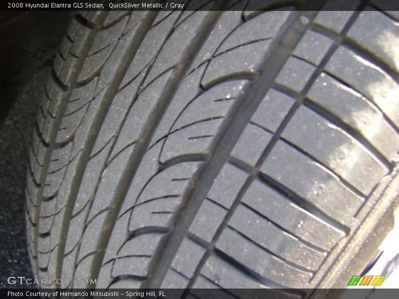 QuickSilver Metallic / Gray 2008 Hyundai Elantra GLS Sedan