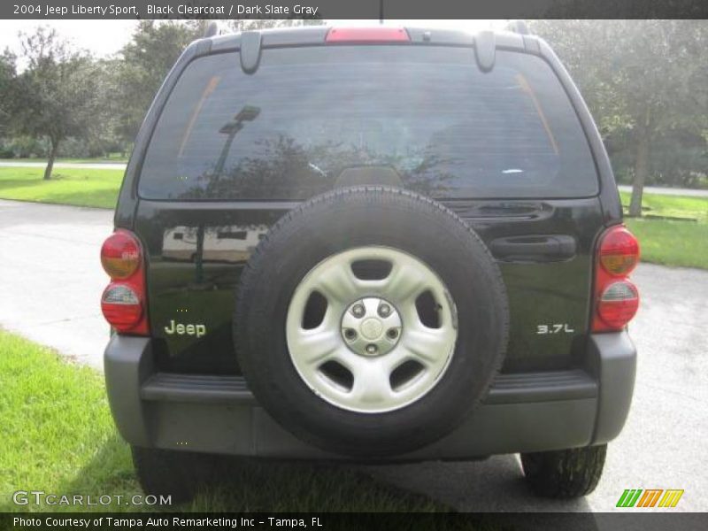 Black Clearcoat / Dark Slate Gray 2004 Jeep Liberty Sport