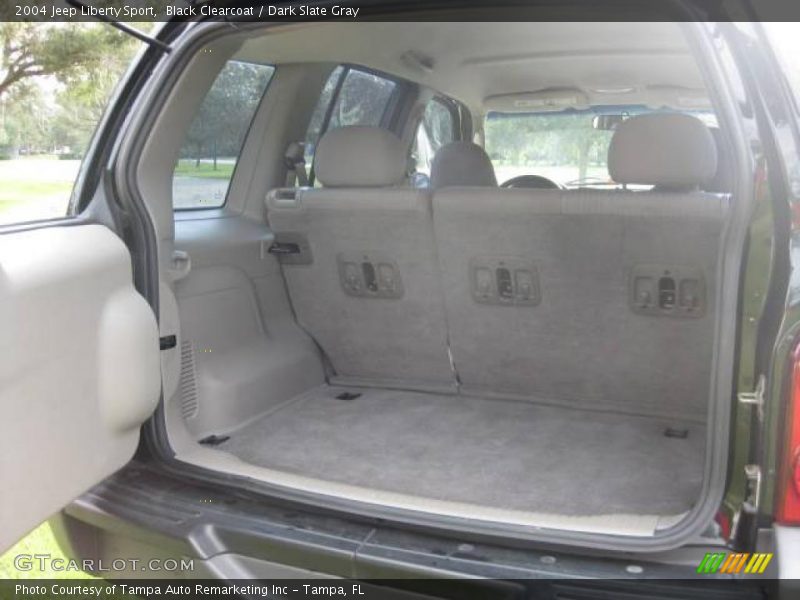 Black Clearcoat / Dark Slate Gray 2004 Jeep Liberty Sport