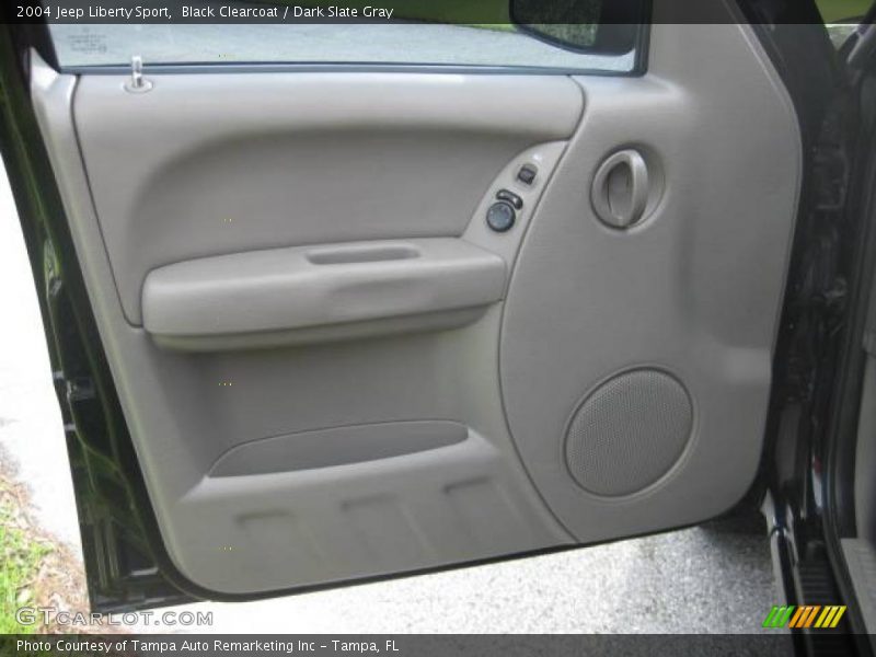 Black Clearcoat / Dark Slate Gray 2004 Jeep Liberty Sport