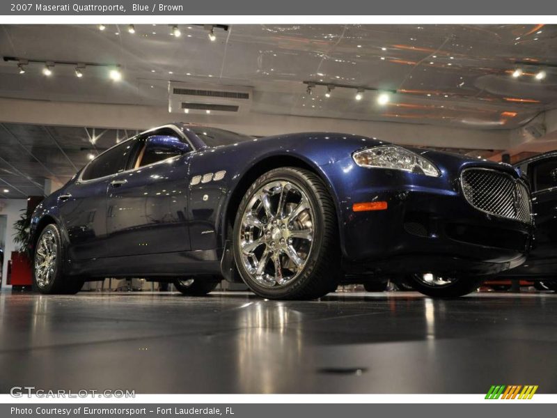 Blue / Brown 2007 Maserati Quattroporte