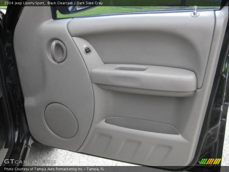 Black Clearcoat / Dark Slate Gray 2004 Jeep Liberty Sport