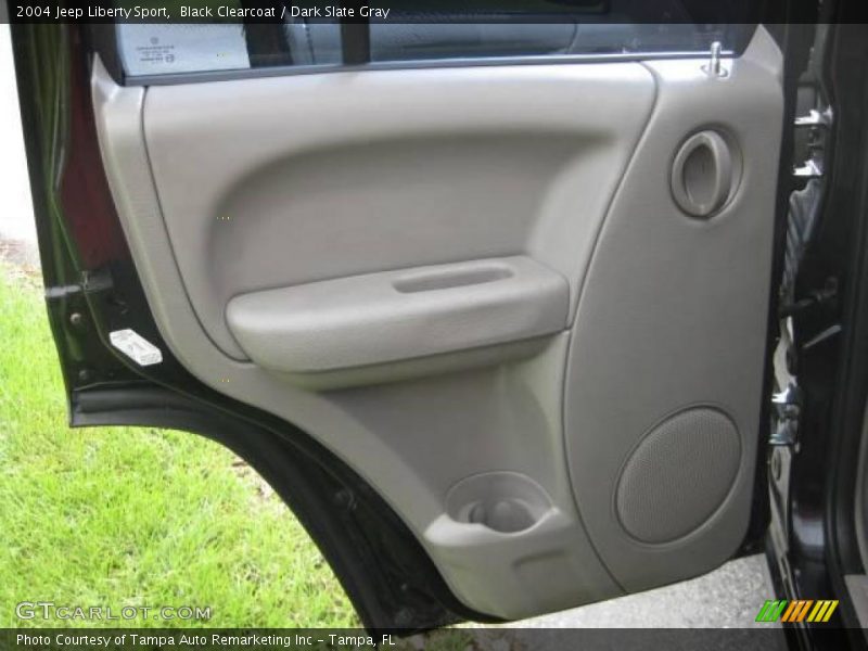 Black Clearcoat / Dark Slate Gray 2004 Jeep Liberty Sport