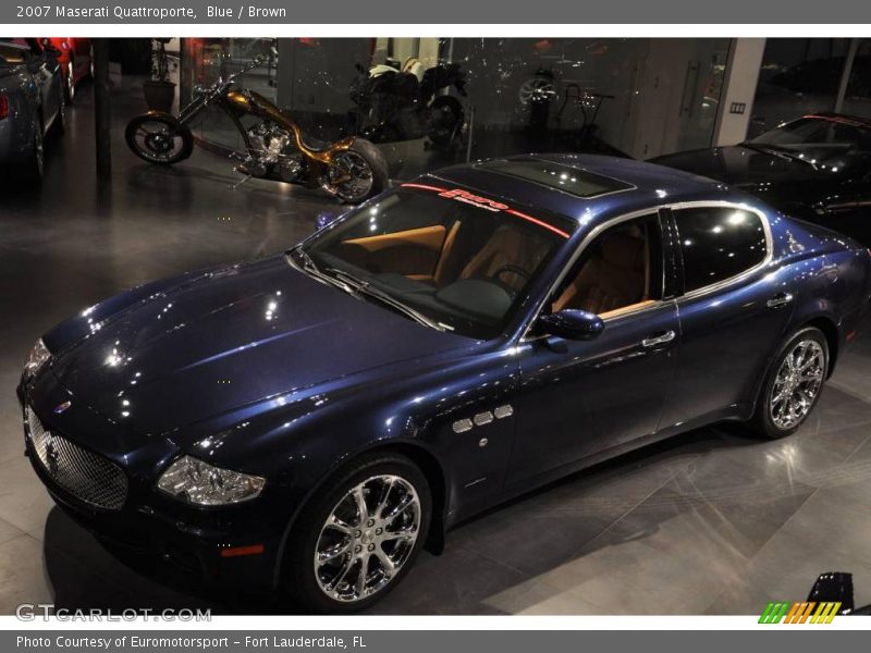 Blue / Brown 2007 Maserati Quattroporte