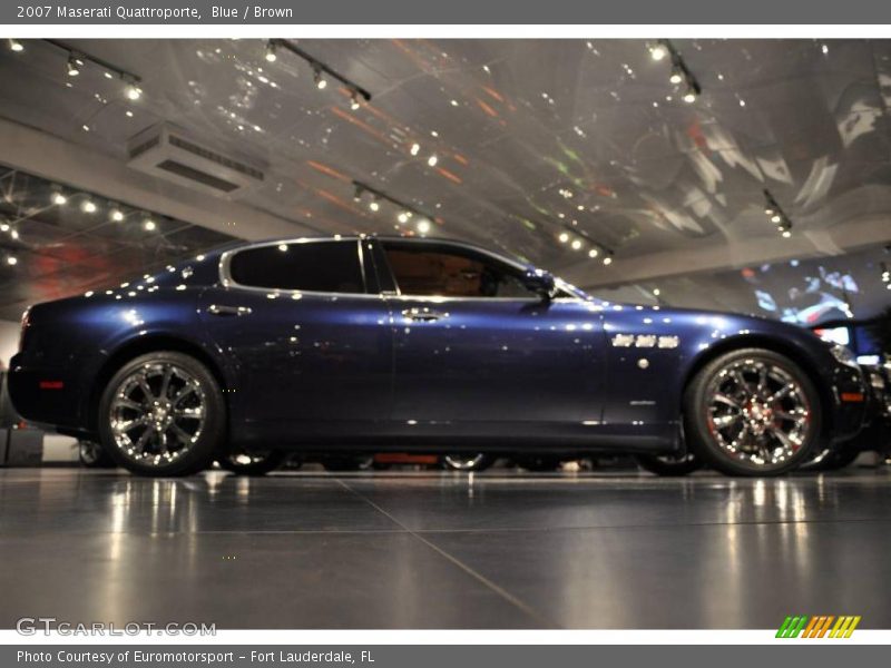 Blue / Brown 2007 Maserati Quattroporte