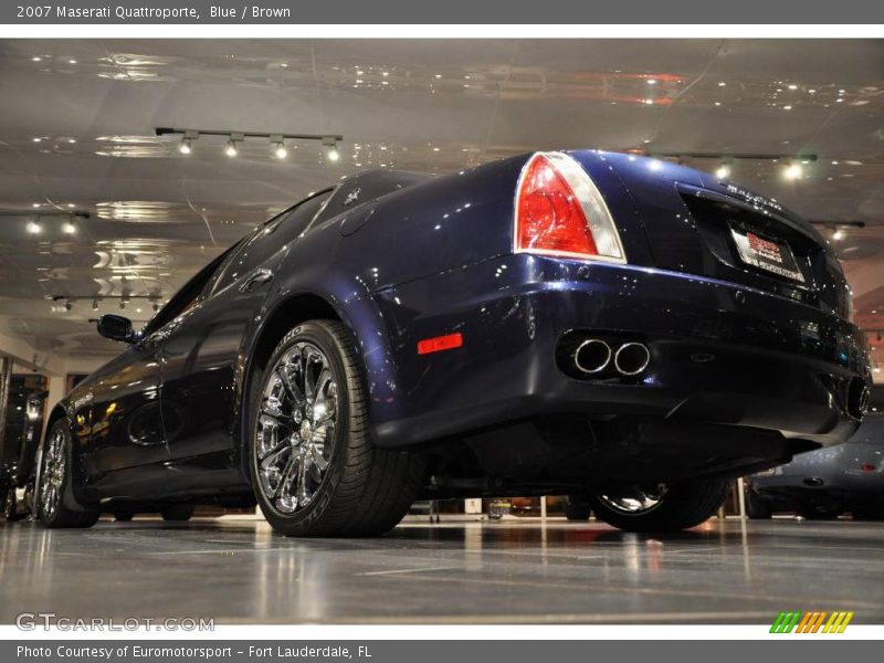 Blue / Brown 2007 Maserati Quattroporte