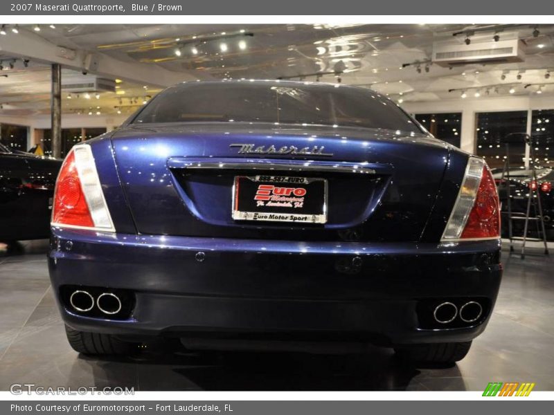 Blue / Brown 2007 Maserati Quattroporte