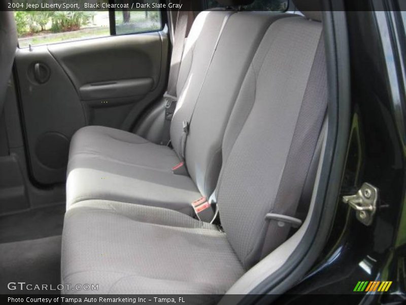 Black Clearcoat / Dark Slate Gray 2004 Jeep Liberty Sport