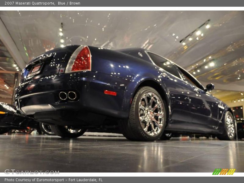 Blue / Brown 2007 Maserati Quattroporte