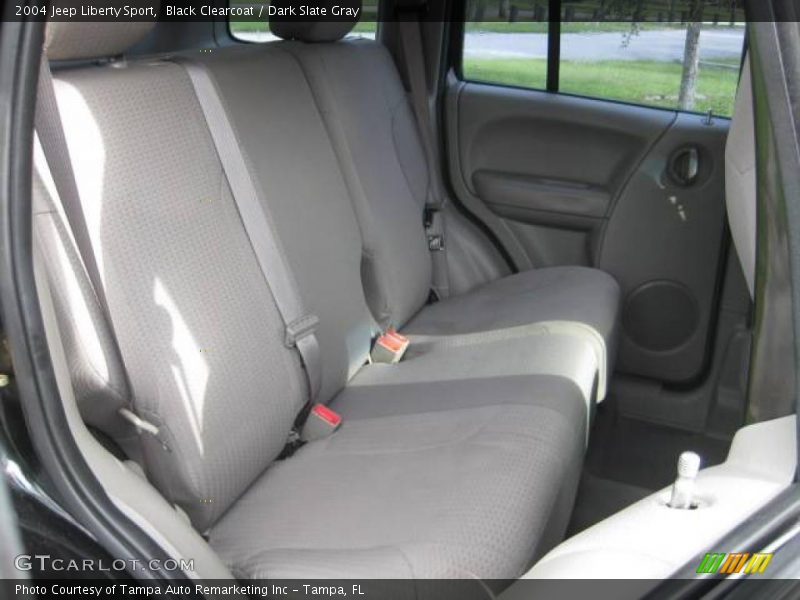 Black Clearcoat / Dark Slate Gray 2004 Jeep Liberty Sport