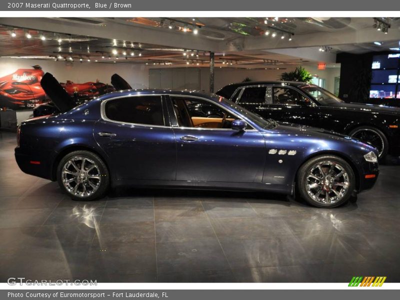 Blue / Brown 2007 Maserati Quattroporte